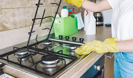 kitchen cleaning